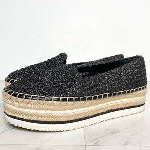 Vince Camuto Kameisha Espadrille Platform Slip On Shoe 9M